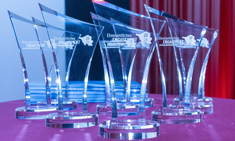 Acryl Pokale zum Ehrenamtspreis des LSVS