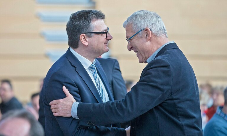 Zwei LSVS-Ehrenamtler.