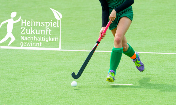 Ausschnitt eines Hockeyspielers