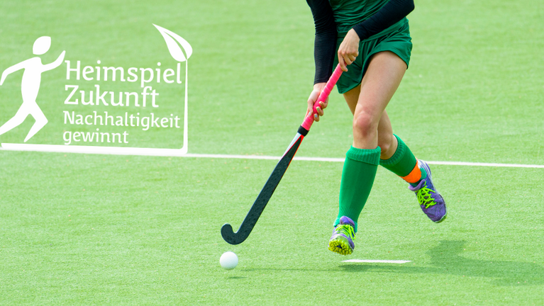 Ausschnitt eines Hockeyspielers