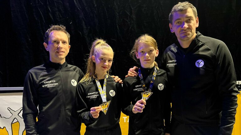 Taekwondo-Gruppe nach Siegerehrung.