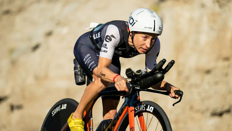 Anne Haug  bei einem wettkampf