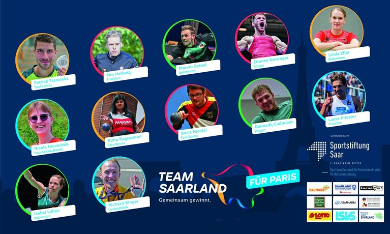 Eine Auflistung von deutschen nationalspielrn die im team saarland sind