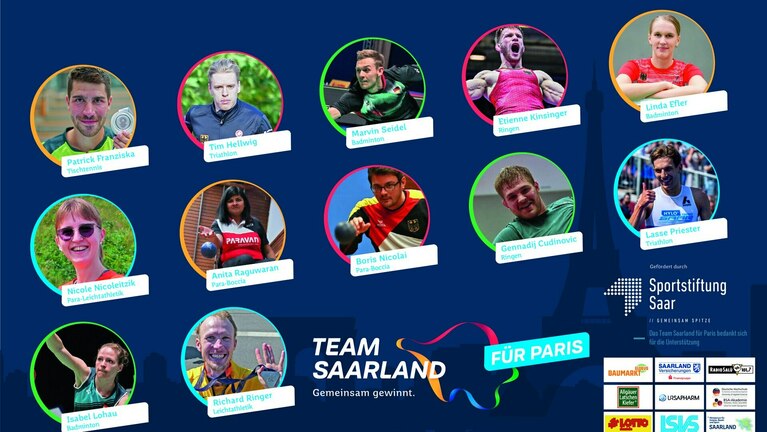 Eine Auflistung von deutschen nationalspielrn die im team saarland sind