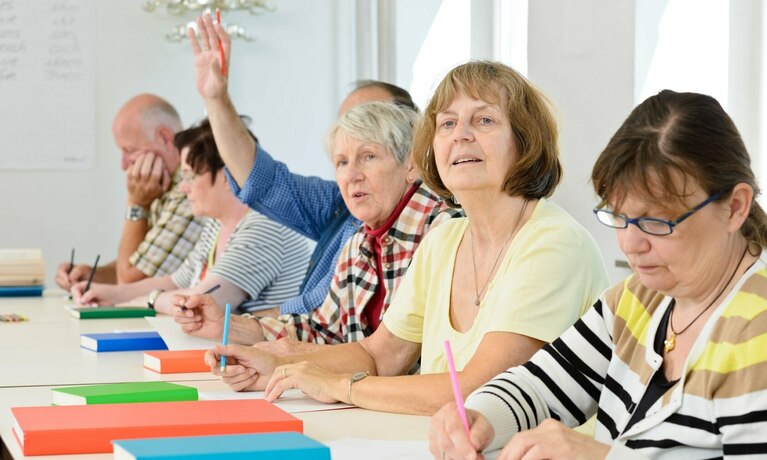 Gruppe in einer Fortbildung.