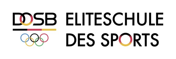 DOSB Eliteschule des Sports mit olympischen Ringen