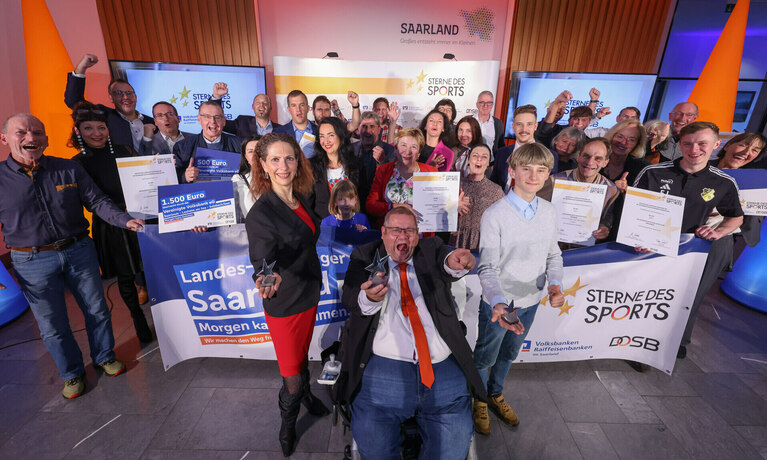 Gruppenfoto des Saarsports