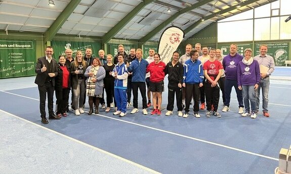 Special Olympics Unified Tennisgruppe