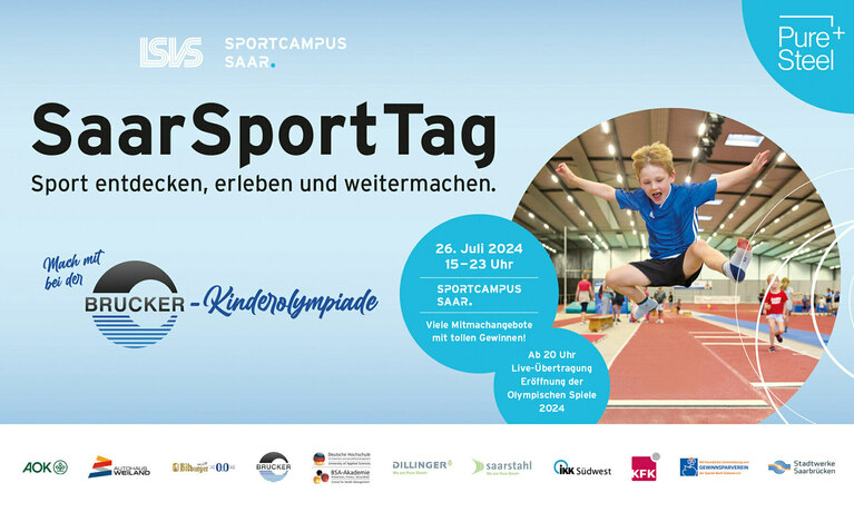 werbung zum saarsport tag