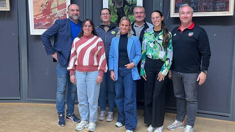 Gruppenfoto mit den Mitgliedern des neuen Jugendrates der Sportjugendsaar