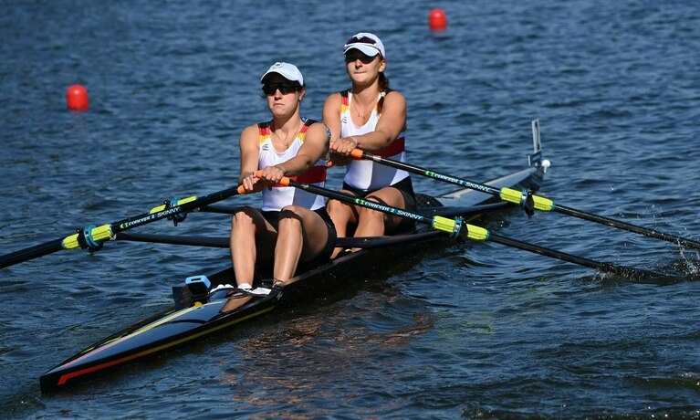 Ruder-Zweier-Team