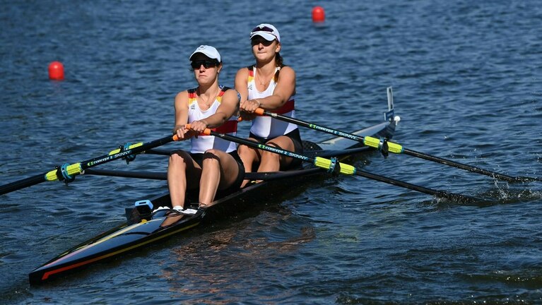 Ruder-Zweier-Team