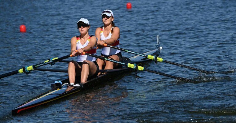 Ruder-Zweier-Team
