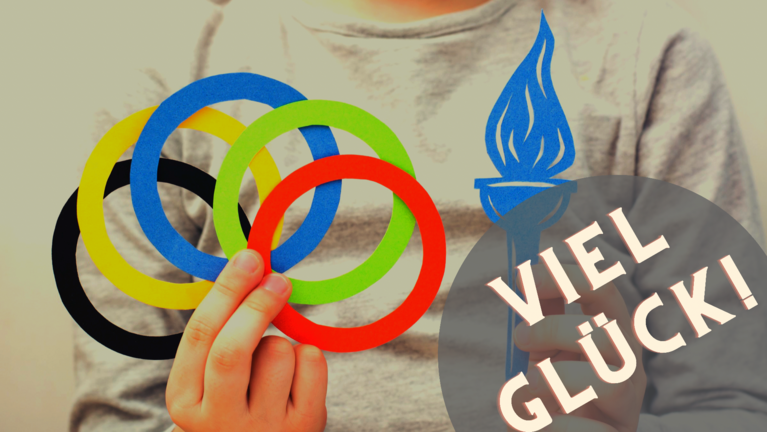 Bild mit olympischen Ringen