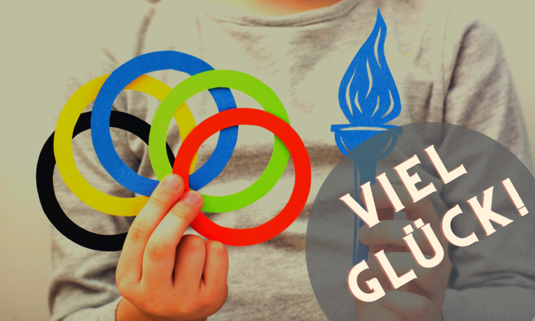 Bild mit olympischen Ringen
