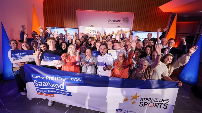 Gruppenfoto Sterne des Sports