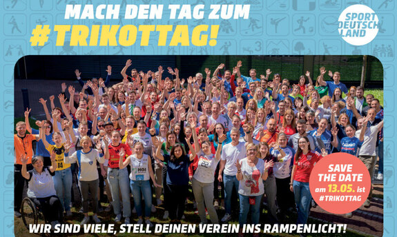 Kampagnen-Plakat zum Trikottag